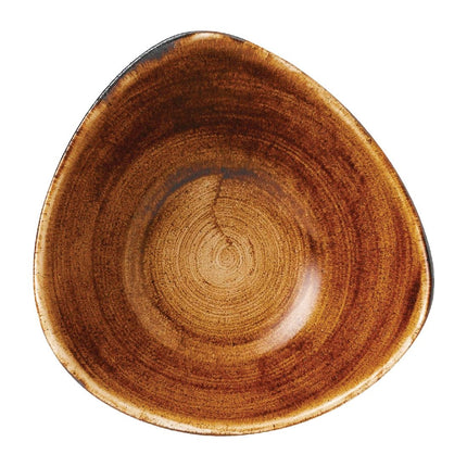 Small Lotus Bowl Vintage Copper Patina | Churchill Stonecast 2