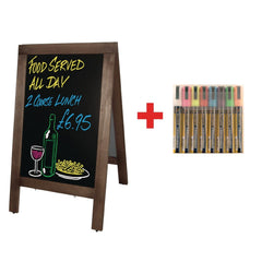 Small Sidewalk Chalkboard with Free Set of Securit Pens | Olympia
