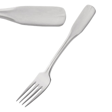 Vieux Paris Dessert Forks 18/0 Stainless Steel | Amefa | 12 Pieces