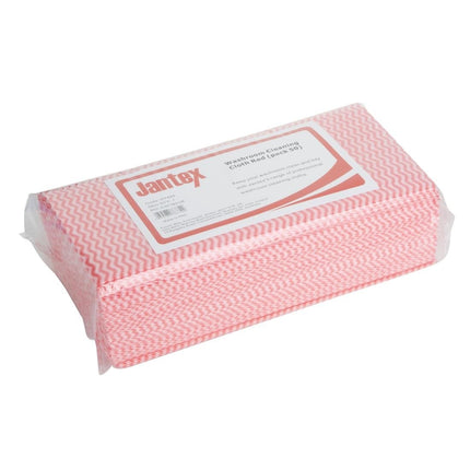 Cleaning Cloths with Lemon Scent | Jantex | Red | Non-Woven