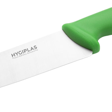 Chef's Knife 21.5cm Green | Hygiplas 3