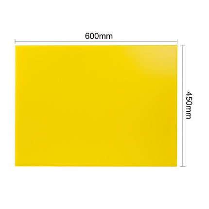 HDPE Cutting Board Yellow 600x450x25mm | Hygiplas 7
