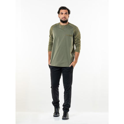 Men's T-Shirt Mos Green | Chaud Devant Valente UFX | Size XL 2