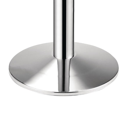 Chrome Plated Round Table Leg | Bolero 4