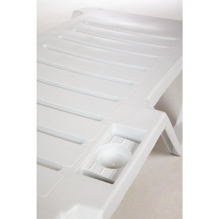 Resol White Adjustable Reclining Chairs Set of 4 6