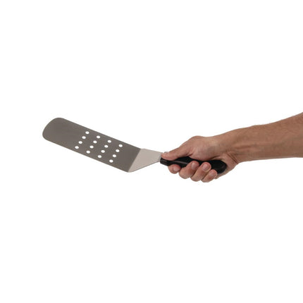Perforated Stainless Steel Turner with Plastic Handle | Vogue | 25.5cm 4