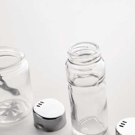 Condiment Set for Salt, Pepper, and Mustard | Comas 3-Piece 4