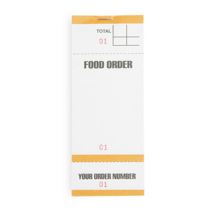 Single-Page Order Pads with Detachable Numbers (50 Sheets) | Olympia 2