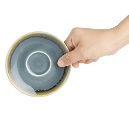 Espresso Saucers Blue 11.5cm | Olympia Kiln Collection | 6 Pieces 4