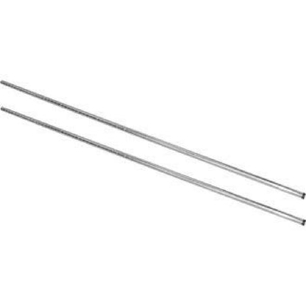 Chrome Upright Posts for Vogue Storage Racks 183 cm (Pack of 2)