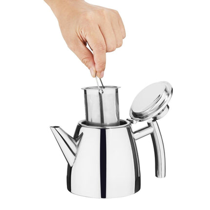 Insulated Conical Tea Pot with Filter | Olympia | Stainless Steel | 350ml 3