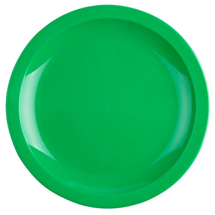 Polycarbonate Plates 23cm Green | Olympia Kristallon