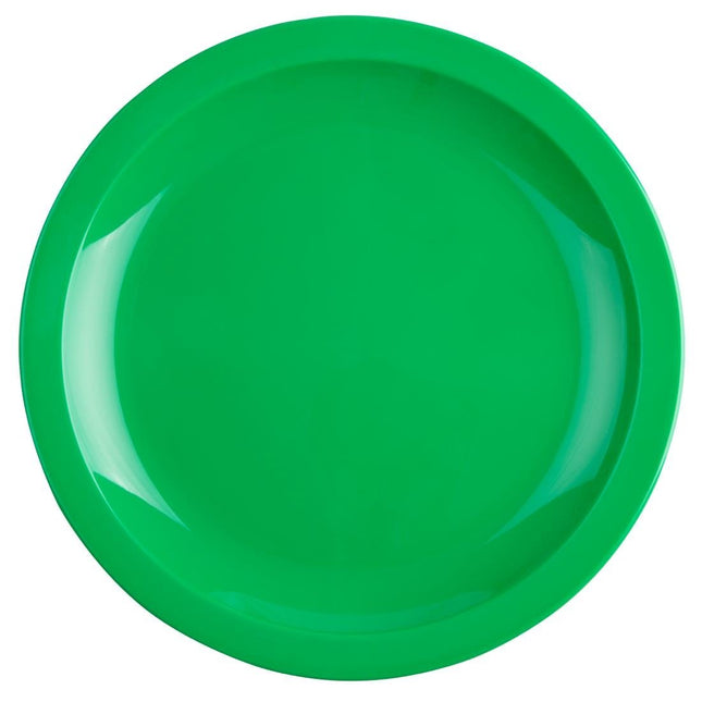 Polycarbonate Plates 23cm Green | Olympia Kristallon
