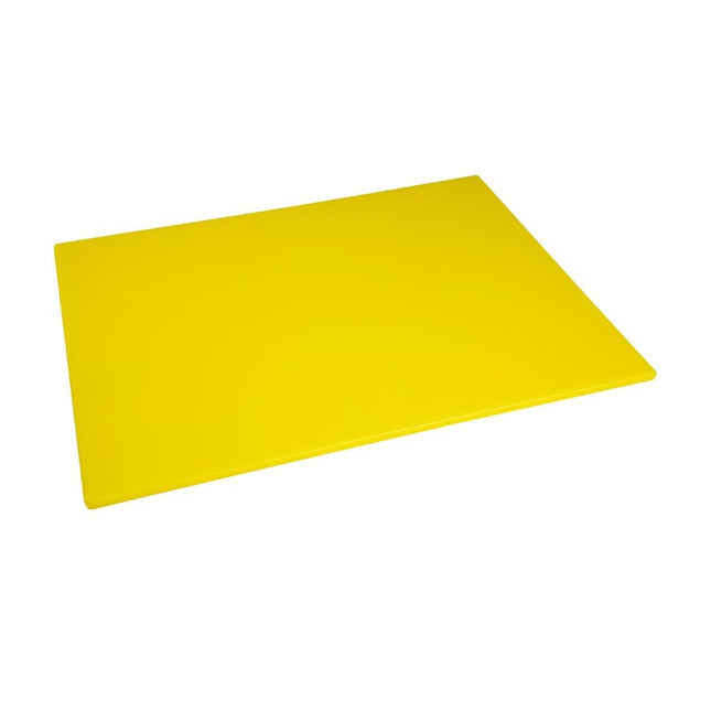 Yellow LDPE Cutting Board 600x450x10mm | Hygiplas