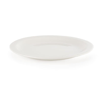 White Porcelain Dinner Plates 20.2cm | Churchill Whiteware Nova