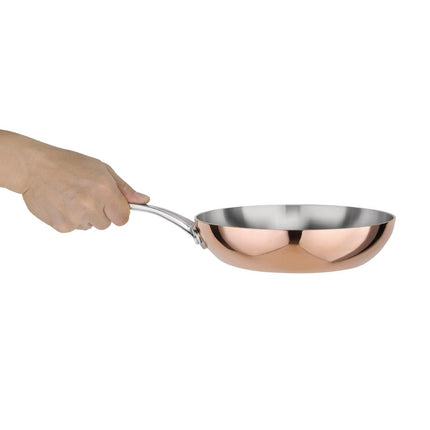 Copper Triwall Induction Frying Pan 20cm | Vogue 2
