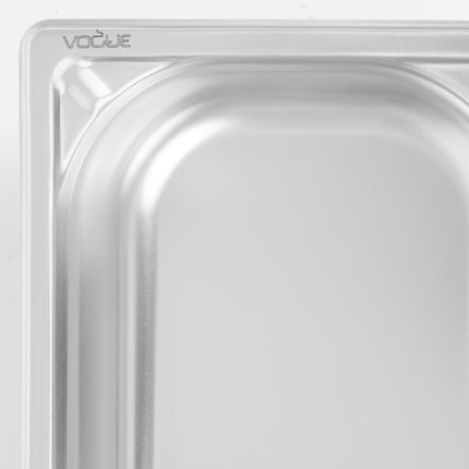 Stainless Steel GN 1/4 Container 65mm Depth | Vogue 5