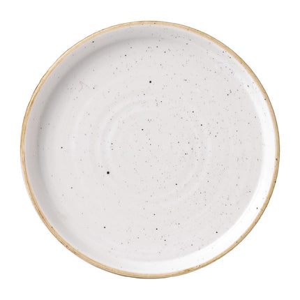 Stonecast Barley White Plate with Raised Edge 16cm | Churchill (6 pcs)
