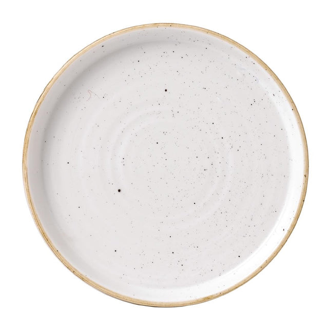 Stonecast Barley White Plate with Raised Edge 16cm | Churchill (6 pcs)