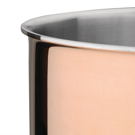 Copper Triwall Induction Saucepan 18cm | Vogue 5