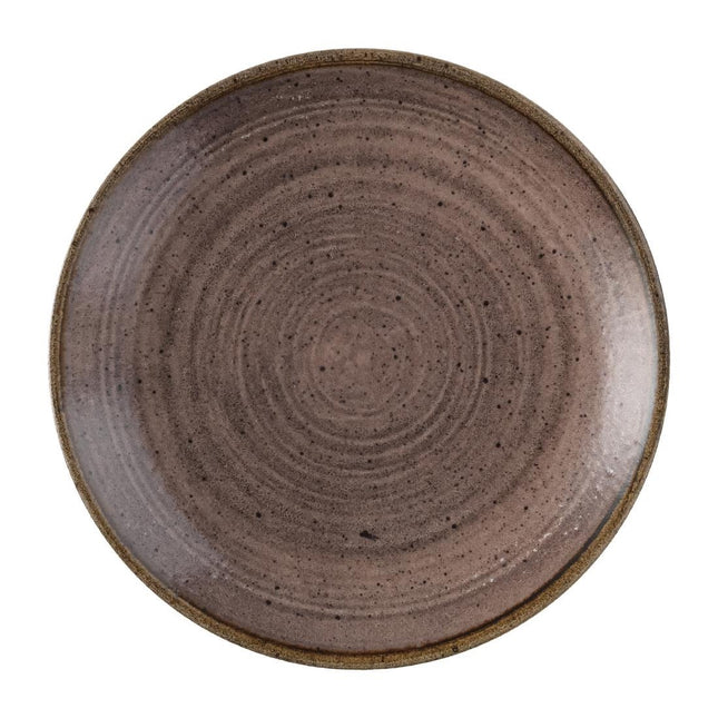Coupe Plates Raw Evolve Brown Semi-Matte | Churchill Stonecast Raw | 165mm