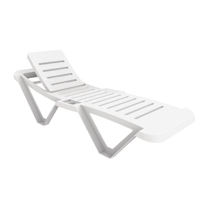 Resol White Adjustable Reclining Chairs Set of 4