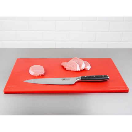 Antibacterial LDPE Cutting Board Red 450x300x10mm | Hygiplas 2