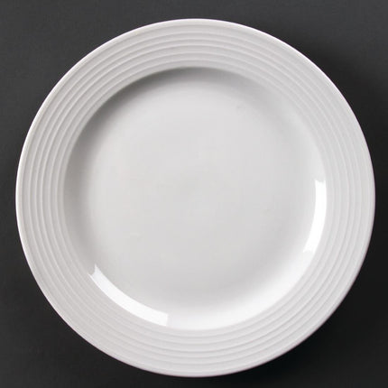 Linear Plates with Wide Rim 31cm | Olympia Linear