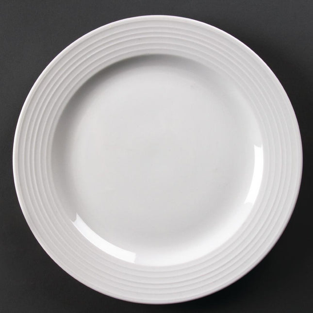 Linear Plates with Wide Rim 31cm | Olympia Linear