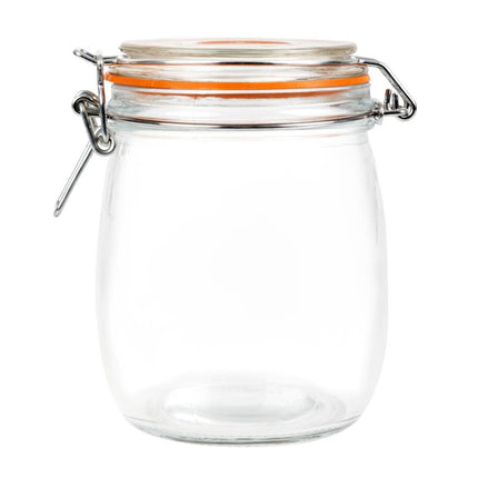 Airtight Preserving Jar with Rubber Seal and Clip | Vogue | 0.75L Capacity 2
