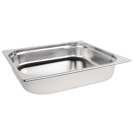 Stainless Steel GN 2/3 Container 65mm Depth | Vogue