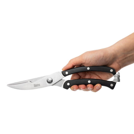 25cm Stainless Steel Game Scissors with Spring Handle | Vogue 6