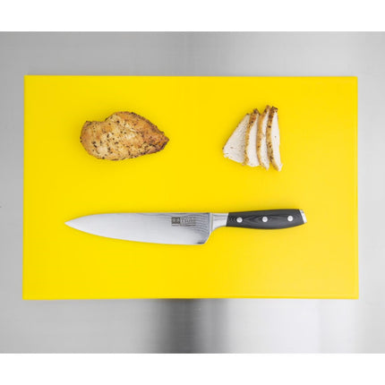 HDPE Cutting Board Yellow 450x300x12mm | Hygiplas 6