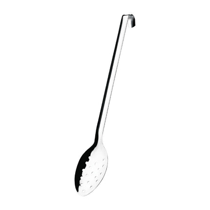Perforated Stainless Steel Serving Spoon 40.5cm | Vogue