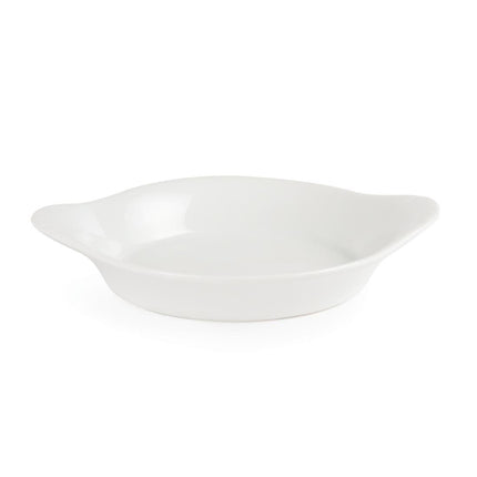 Round Gratin Dishes with Handles 13cm | Olympia Whiteware | Set of 6 2