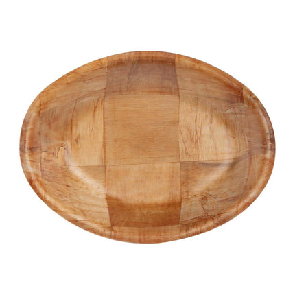 Large Oval Wooden Bowl 8