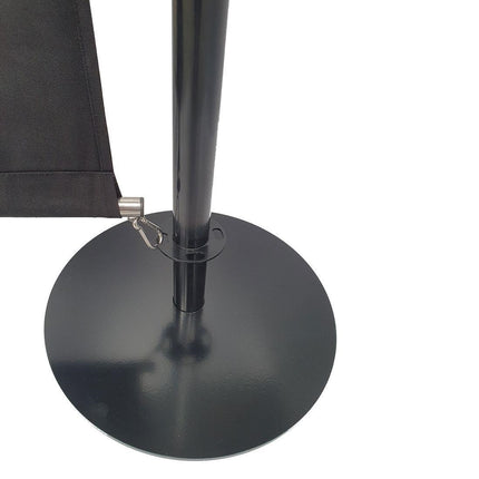 Bolero Steel Stanchion with Flat Black Top 4