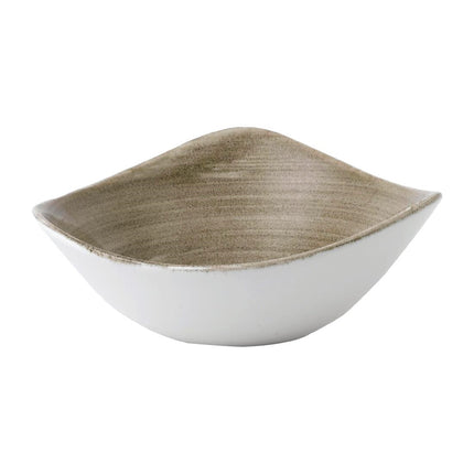 Stonecast Patina Antique Taupe Lotus Bowl 17.8cm | Churchill
