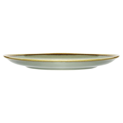 Round Coupe Plates 28cm Mos Green | Olympia Kiln Collection | Set of 4 3