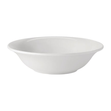 Pure White Oatmeal Bowls 150mm | Utopia Porcelain