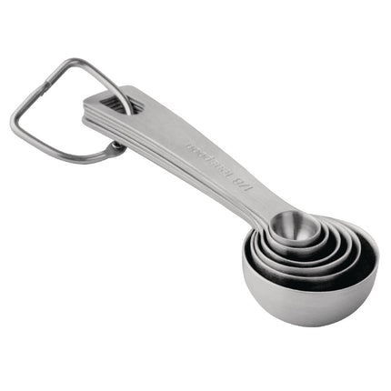 Set of 6 Stainless Steel Measuring Spoons | Vogue 3