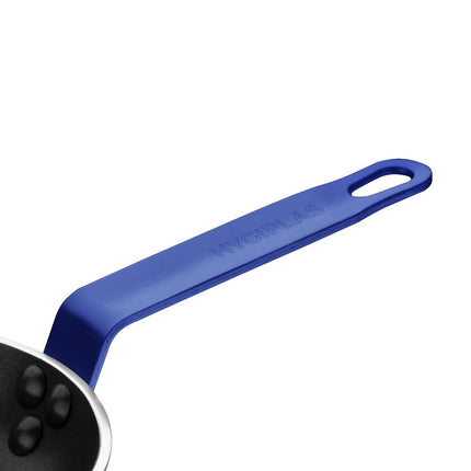 Aluminium Non-Stick Frying Pan 24cm | Hygiplas | Teflon Platinum Plus | Blue Handle 3