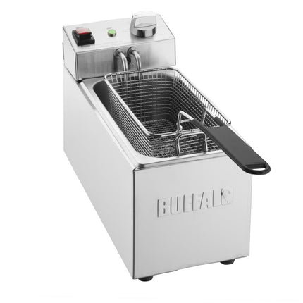 Single Electric Fryer | Buffalo | 3L Tank | 2000W | Stainless Steel 4