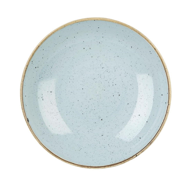 Evolve Coupe Bowl 24.8cm Duck Egg Blue | Churchill Stonecast | 12 Pieces