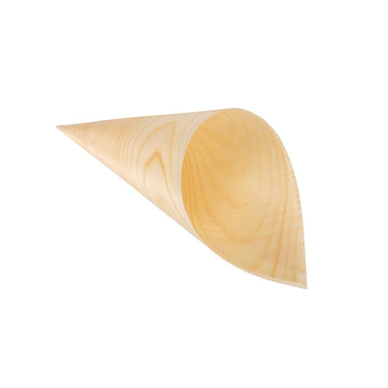 Compostable Wooden Cone Bags 75mm | Fiesta 4