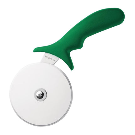 Green Pizza Cutter 10 cm | Hygiplas