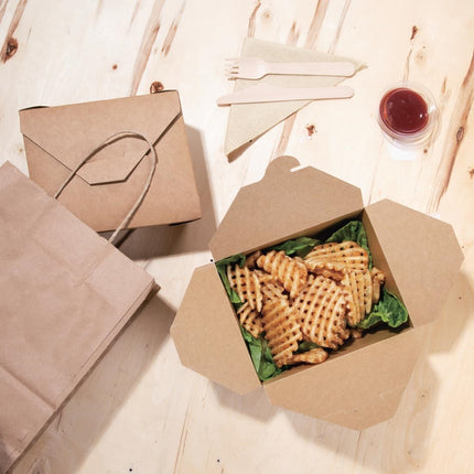 Recyclable Cardboard Food Boxes 152mm | Fiesta | 200 Pieces 4