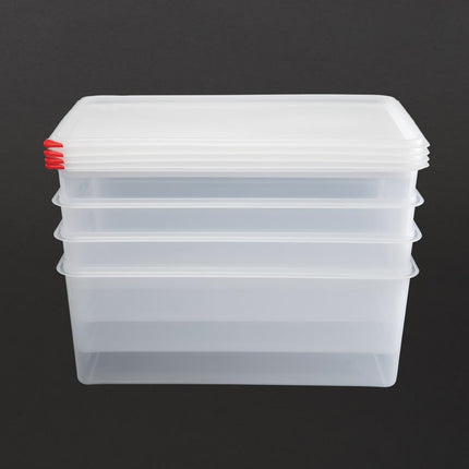 Araven GN 1/1 Food Container with Lid | 28L Capacity | Set of 4 9