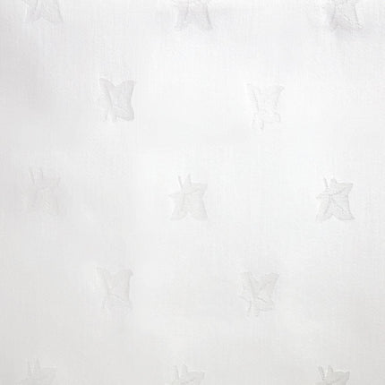 Square Cotton Tablecloth with Ivy Pattern | Mitre Luxury Luxor | 135x135cm | White 4