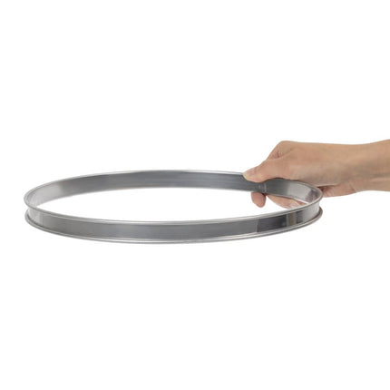 Matfer Bourgeat Stainless Steel Flat Cake Ring 28cm 4